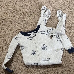 Carter's White and Navy Baby Outfit